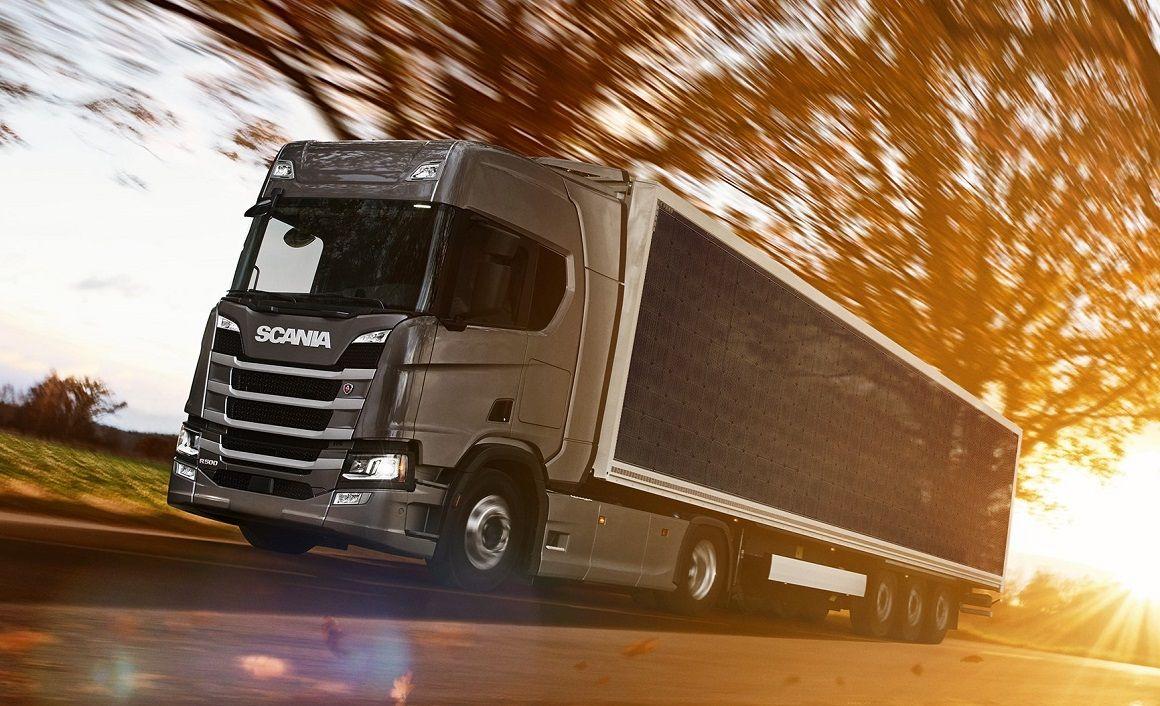 Δοκιμές Scania με φωτοβολταϊκά