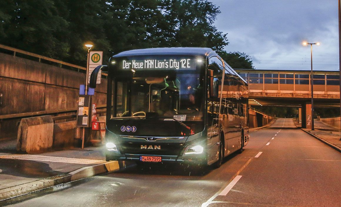 Το ηλεκτρικό MAN Lion's City E στη γραμμή 176 και Χ80 του Μονάχου