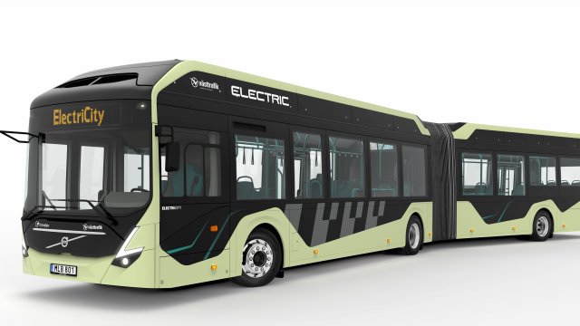 Τα νέα αρθρωτά ηλεκτρικά λεωφορεία της Volvo, έχουν μήκος 18,7 μέτρων και μπορούν να μεταφέρουν μέχρι και 135 επιβάτες, από τους οποίους οι 38 είναι καθήμενοι.