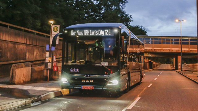 Το ηλεκτρικό MAN Lion's City E στη γραμμή 176 και Χ80 του Μονάχου